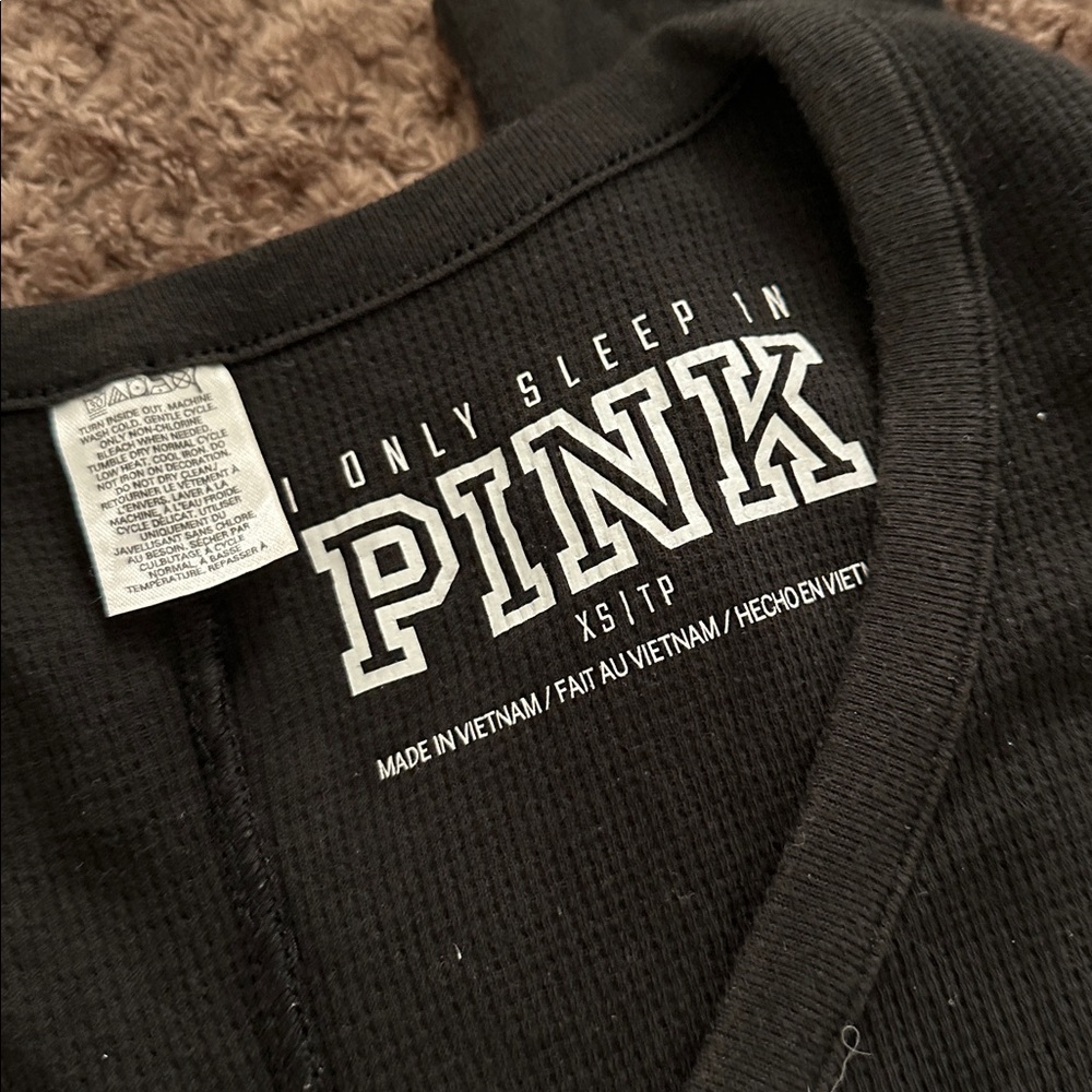 PINK Victoria's Secret Black Sleepwear - Picture 2 of 5